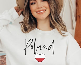 Polen Flagge Shirt, Sweatshirt, Hoodie, Tank Top, Maske, Geschenk, Polnisch, Ich liebe Polen, Geschenk für Polen, Reise nach Polen, Warschau, süßes T-Shirt,