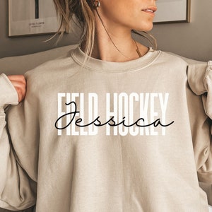 Personalized Field Hockey shirt, sweatshirt, hoodie, long sleeve, gift, custom name Field Hockey coach, player