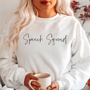 Speech Squad shirt, sweatshirt, hoodie, tank top, gift, SLP Crew, Speech language pathologist, speech therapist, therapy