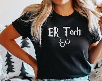 ER tech shirt, sweatshirt, hoodie, tank top, cadeau, Spoedeisende Hulp technicus, magische, Vakantie kleding
