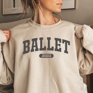 Personalized Ballet shirt, sweatshirt, hoodie, long sleeve, gift, classic custom name Ballet teacher, ballerina, ballet dance