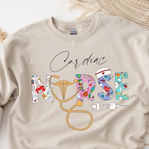 Camicia infermiera cardiaca, felpa, felpa con cappuccio, manica lunga, maschera, regalo, CVICU, terapia intensiva cardiovascolare, cardiologia