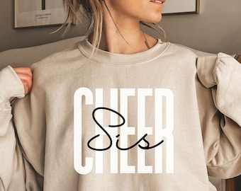 Cheer Sis shirt, sweatshirt, hoodie, long sleeve, gift, Cheer sister, cheerleading, cheer leader, cheer coach