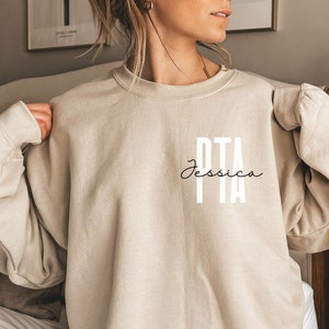 Personalized PTA shirt, sweatshirt, hoodie, long sleeve, gift, pocket custom name Physical Therapy Assistant, rehabilitation, therapist,sand