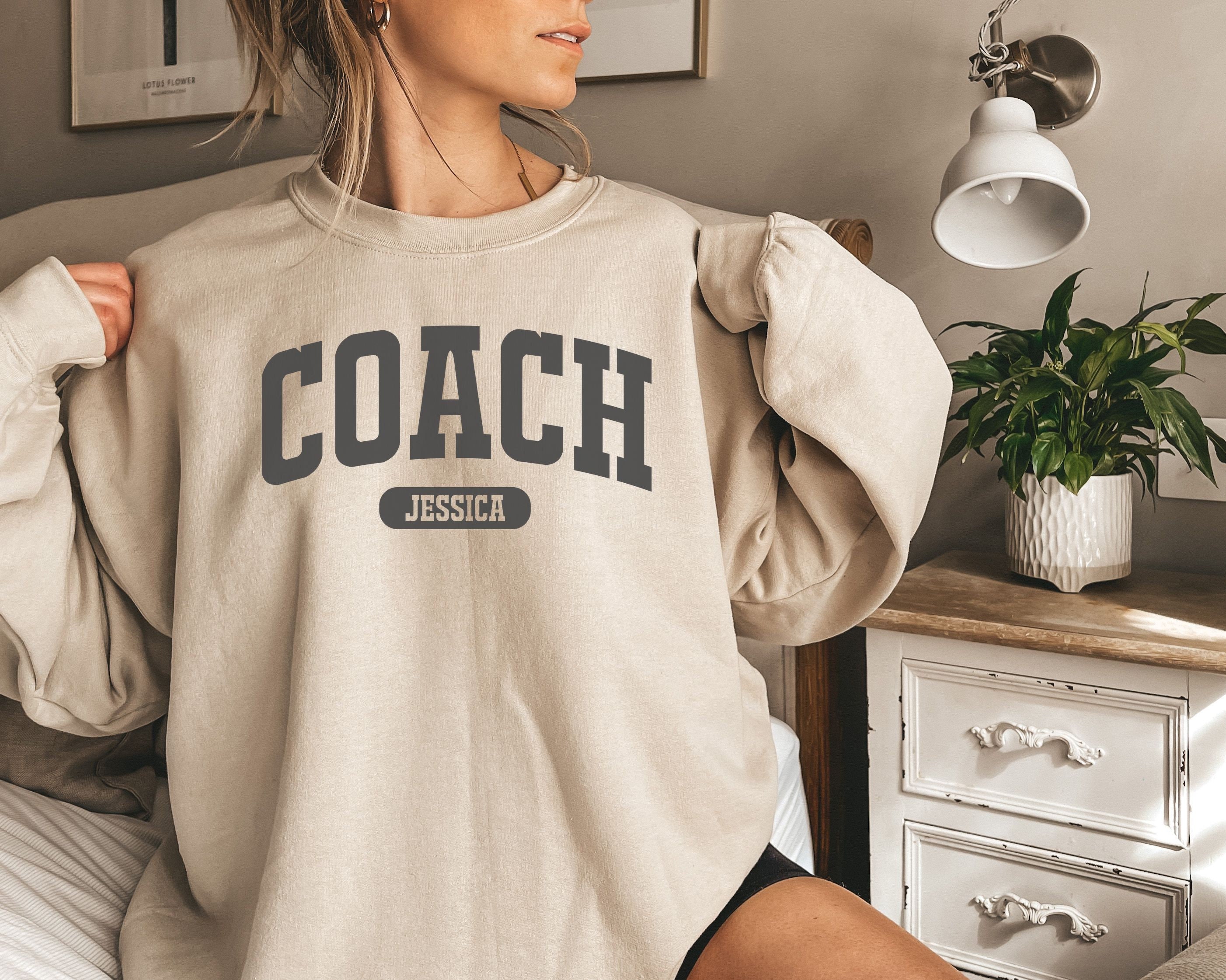 Personalized Coach shirt, sweatshirt, hoodie, long sleeve, gift, classic custom name Basketball coach, football coach, baseball coach