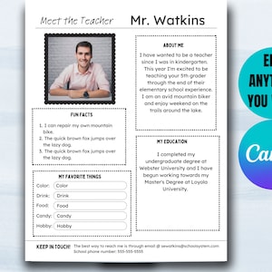 EDITABLES! Conoce la plantilla canva editable del profesor