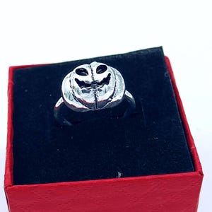 Blackened Pumpkins Ring , Halloween party Gift, Holiday Halloween Jewelry, Ghost pumpkin, Pumpkin smile ring, Unique Jack-o-lantern ring
