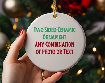 Christmas Ornament Custom, Custom Christmas Ornament, Custom Christmas Ornament Family, Christmas Photo Gift, Custom Christmas Gift
