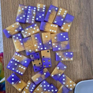 Large Custom Color Dominoes