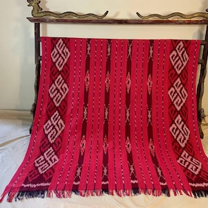 Tenun Ikat Sumba Indonesian Handwoven Fabric | Handmade Tapestry