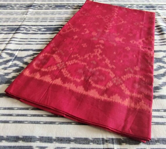Balinese Indonesian Tenun Ikat Endek Weaving Sarong Handmade Etsy