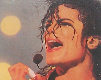 Michael Jackson Card Etsy
