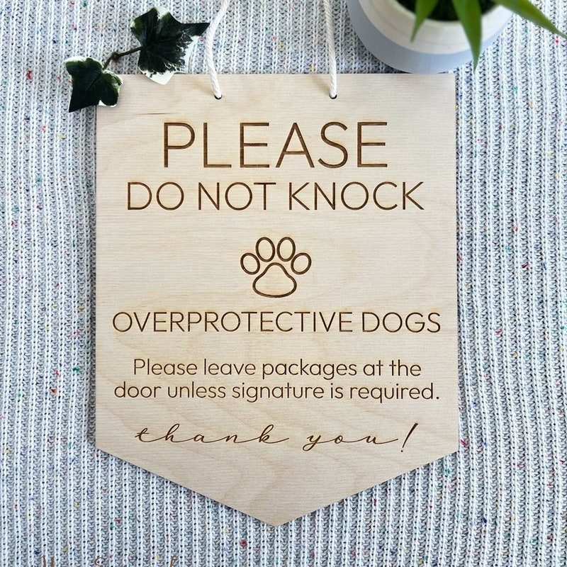 Do Not Knock Sign - Etsy