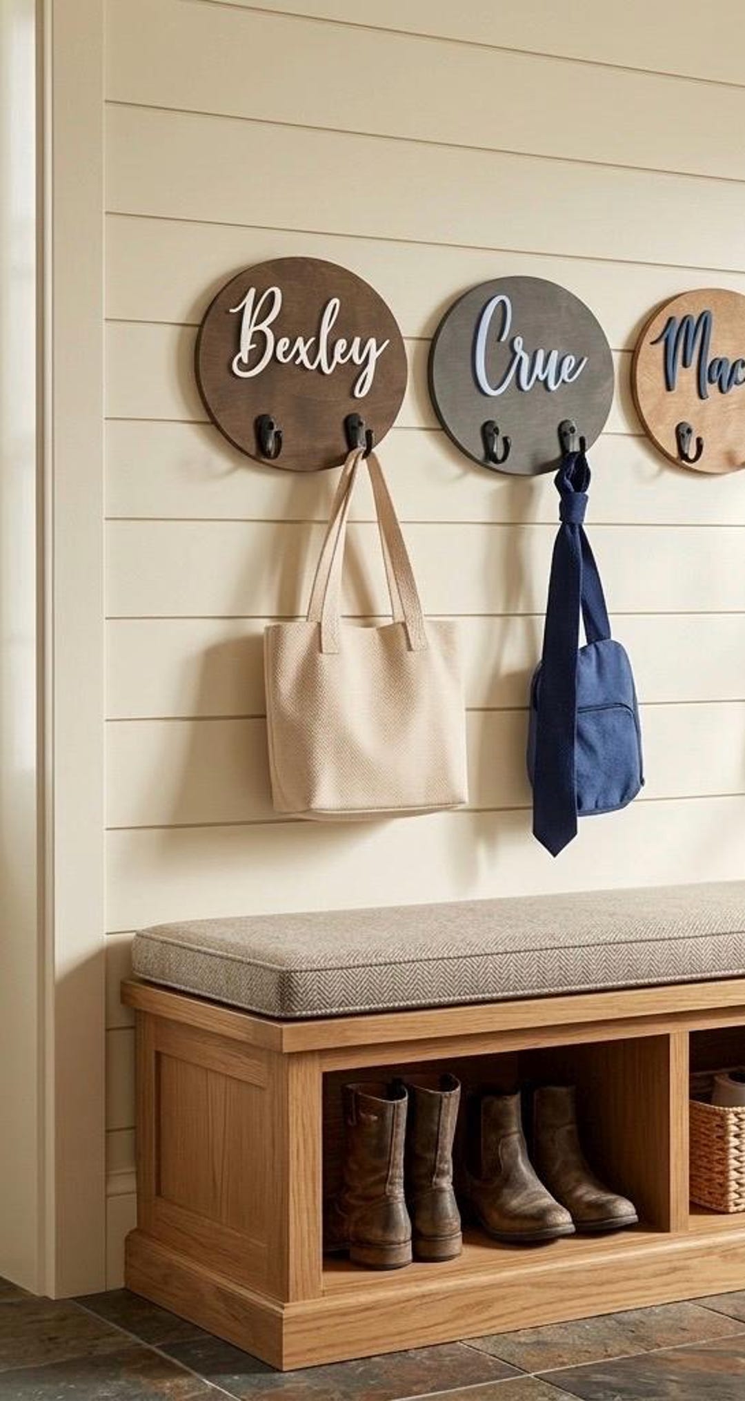 school bag holder handbag wall hooks