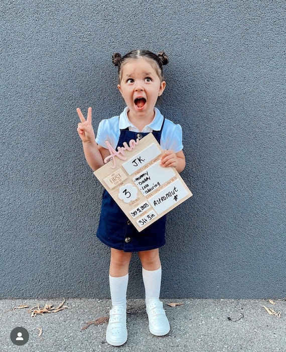 Personalized First and Last Day of School Board, Photo Prop