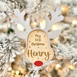 My First Christmas Baby Ornament, Baby&#39;s First Christmas Ornament, Baby Name Christmas Ornament,New Baby Gift, Christmas Gift