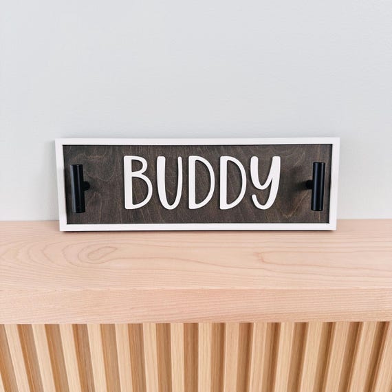 Dog Leash Holder, 3D Dog Leash Hook, Personalized Dog Leash Sign Holder, Custom Dog Name Leash Holder, Gift for Pet, Dog Lover Gift