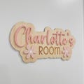 Personalized Kids Name Door Hanger, Custom Wooden Name Sign for Kids Room, Personalized Door Name Sign for Kids, Children’s Room Name Sign
