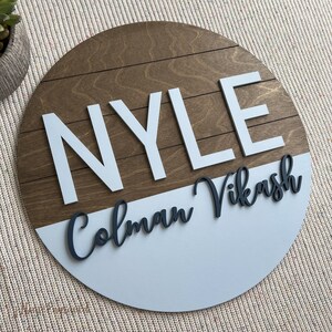 Wood Baby Name Sign| Shiplap Nursery Name Sign| Crib Sign| Baby Shower Gift| Custom Baby Gift