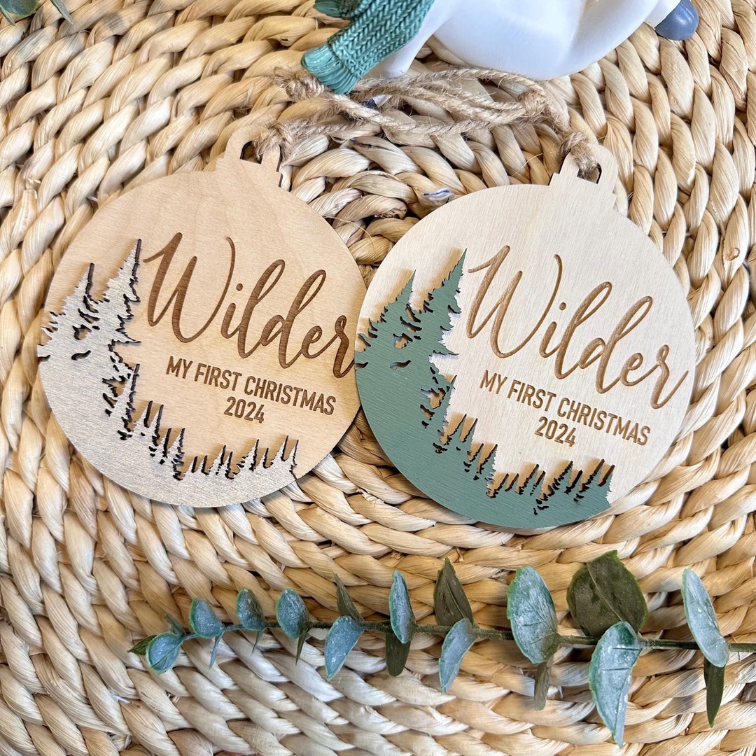 First Christmas Baby Ornament, Baby's First Christmas Ornament, Baby