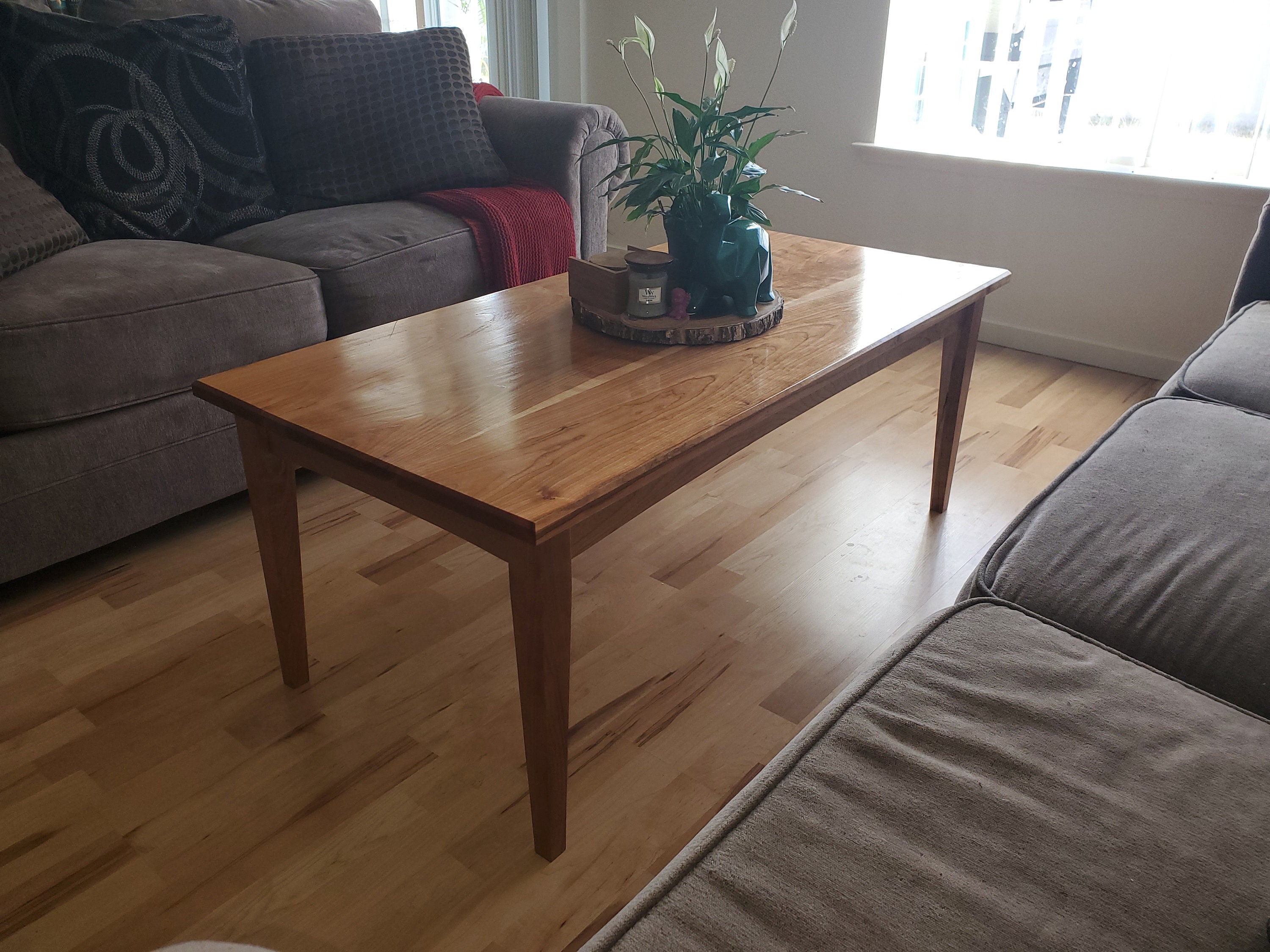 Solid Cherry Coffee Table Etsy