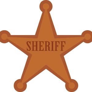 sheriff woody badge svg, toy story svg, cricut svg, svg files, svg file for cricut, cricut files, woody svg, layered cut, sheriff svg