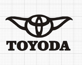 Toyoda Svg Baby Yoda Svg Starwars Svg Toyota Svg Car Decal Svg