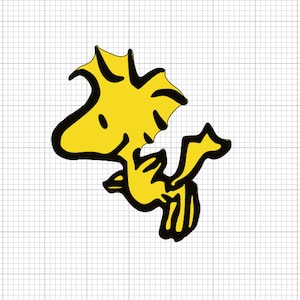 woodstock svg, bird svg, snoopy svg, charlie brown svg, yellow bird svg, layered cut, layered svg, cricut file, peanuts svg