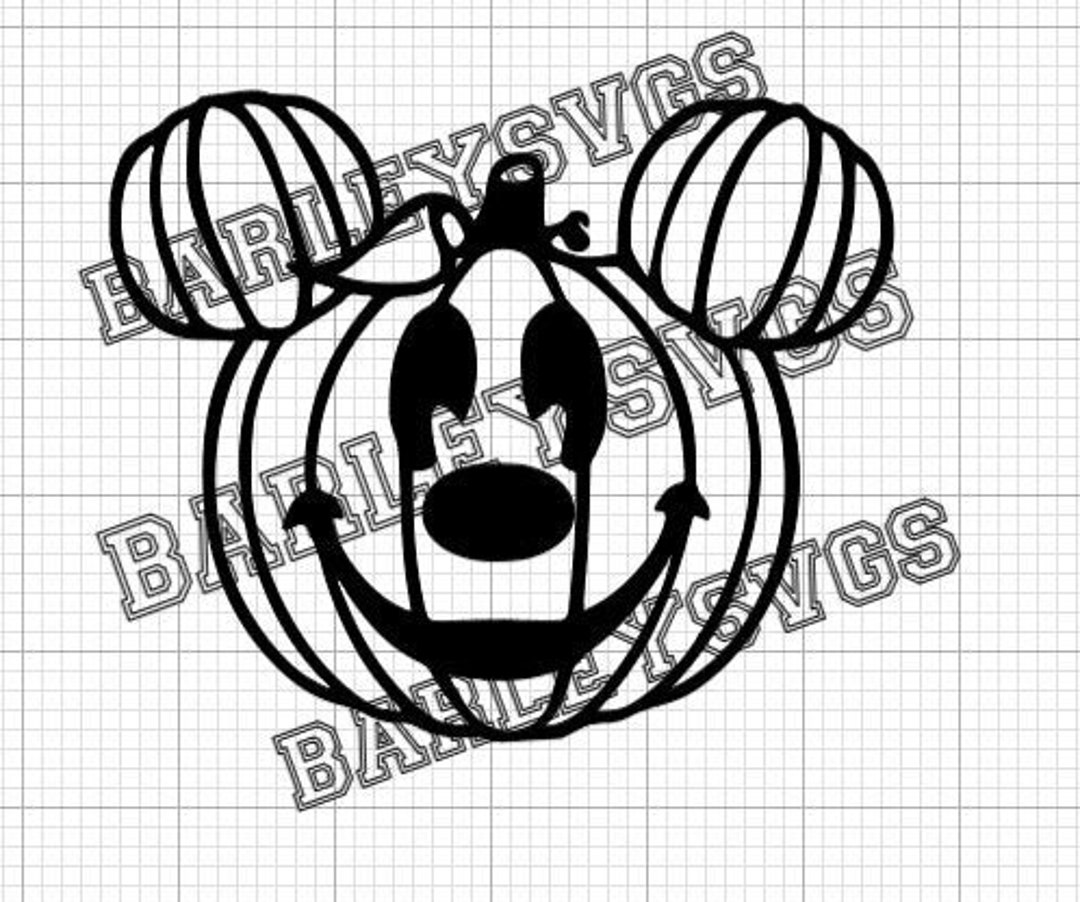 Mickey SVG Halloween SVG Mickey Pumpkin Svg Mickey - Etsy