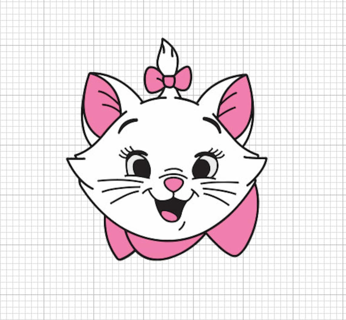 Marie Svg, Aristocats Svg, Marie Cat Svg, Layered Svg, Cricut Files - Etsy