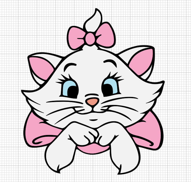 marie svg, cat svg, cat mom svg, layered cut svg, for cricut, cricut svgs, aristocats svg