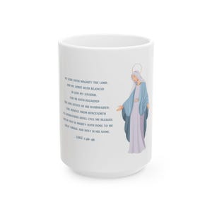 Mijn ziel verheerlijkt de kerstmok van de Heer