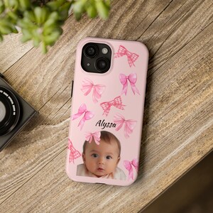 Coque de portable personnalisée, coque de portable personnalisée à partir d'une photo, coque de portable photo bébé pour maman, coque de portable personnalisée