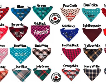 Pet Bandanas, Holiday Pet Gift, Dog Mom Dog Dad gift, Cat Bandana, Pet Gift, Custom Pet Bandanas, Christmas Pet Bandana, Holiday Pet Gift