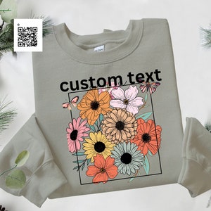 Wildflower Tshirt, Retro Floral Shirt, Wild Flowers Shirt, Floral Tshirt, Flower Shirt, Gift for Women, Ladies Shirts, Best Friend Gift