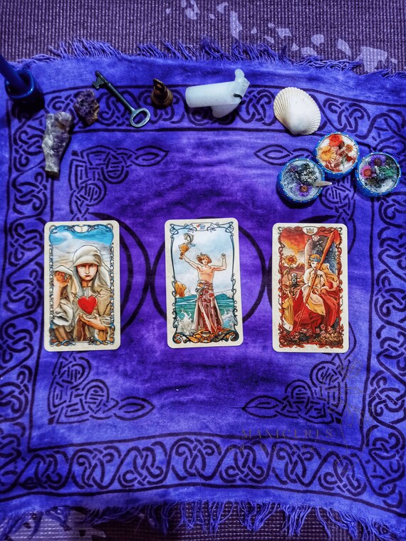 Three Card Tarot Reading Multiple Options Etsy