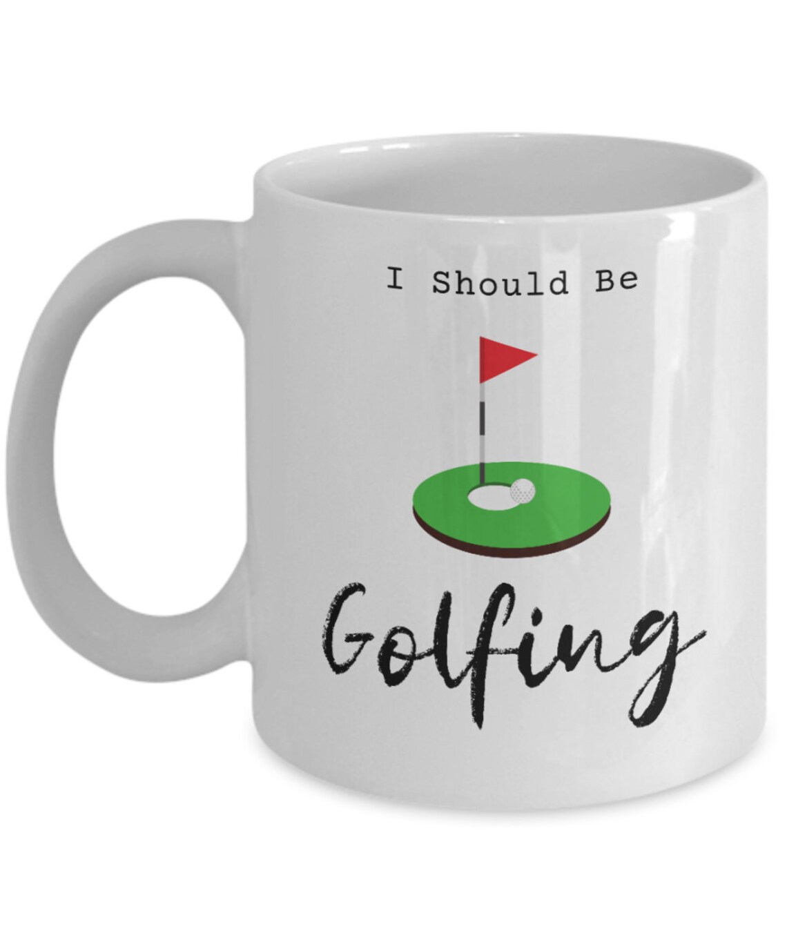 Golf Coffee Mug Fun Golfing Mug I Should Be Golfing Gift Etsy