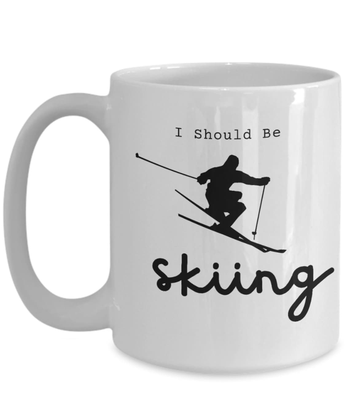 Ski Coffee Mug Skiing Coffee Mug Skier Gift Etsy