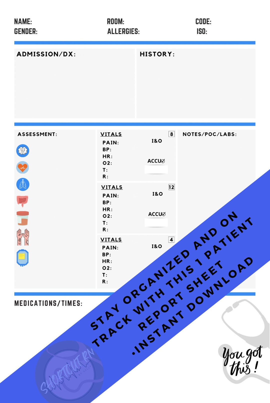 nurse-report-sheet-nursing-student-new-grad-nurse-report-sheets-with
