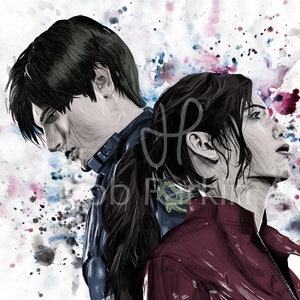 City of the Dead - Resident Evil 2 Digital Art Print