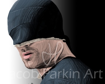 Homme sans peur - Impression d'art numérique Daredevil