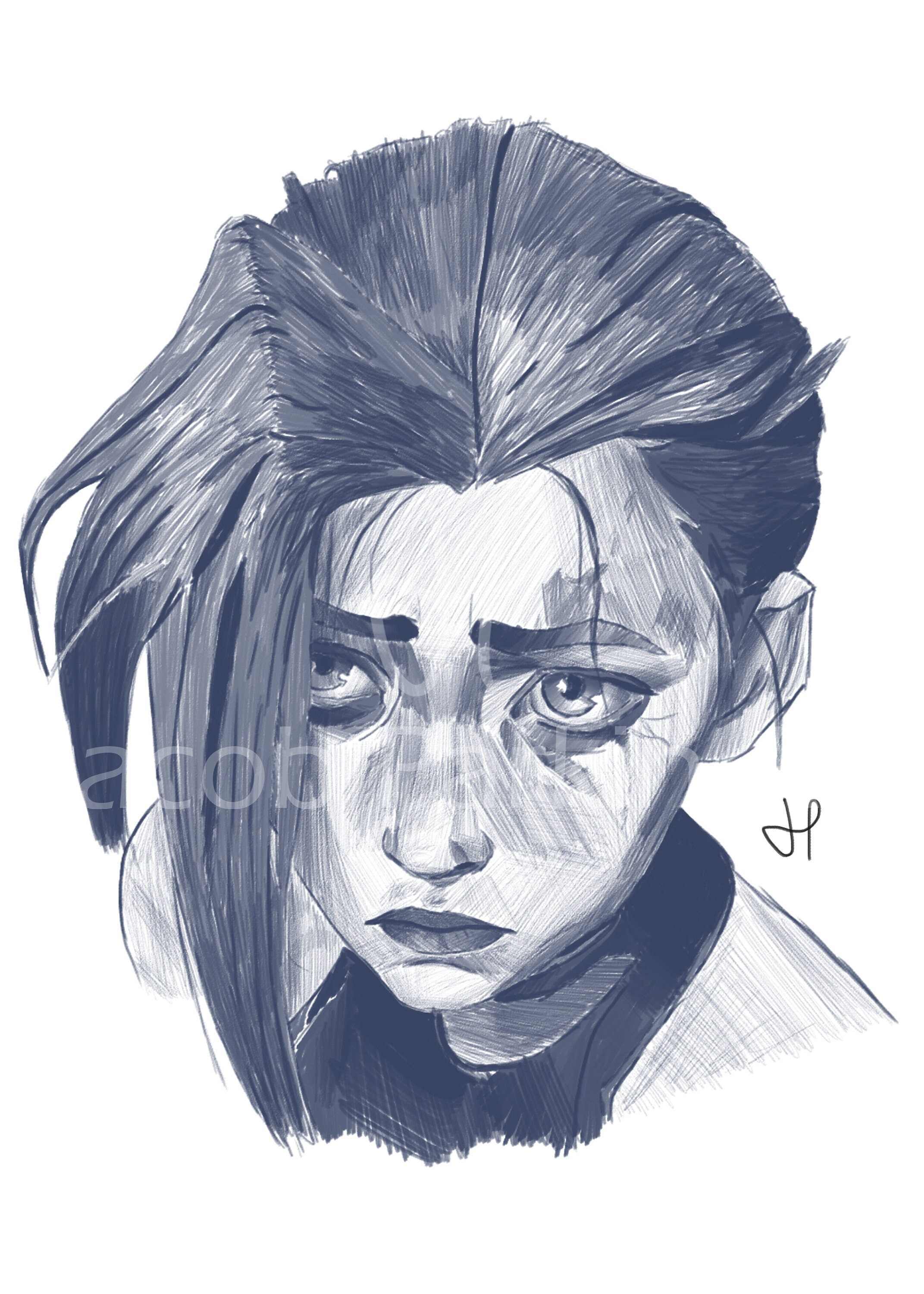 It's Jinx Now - Arcane Digital Art Print - Etsy