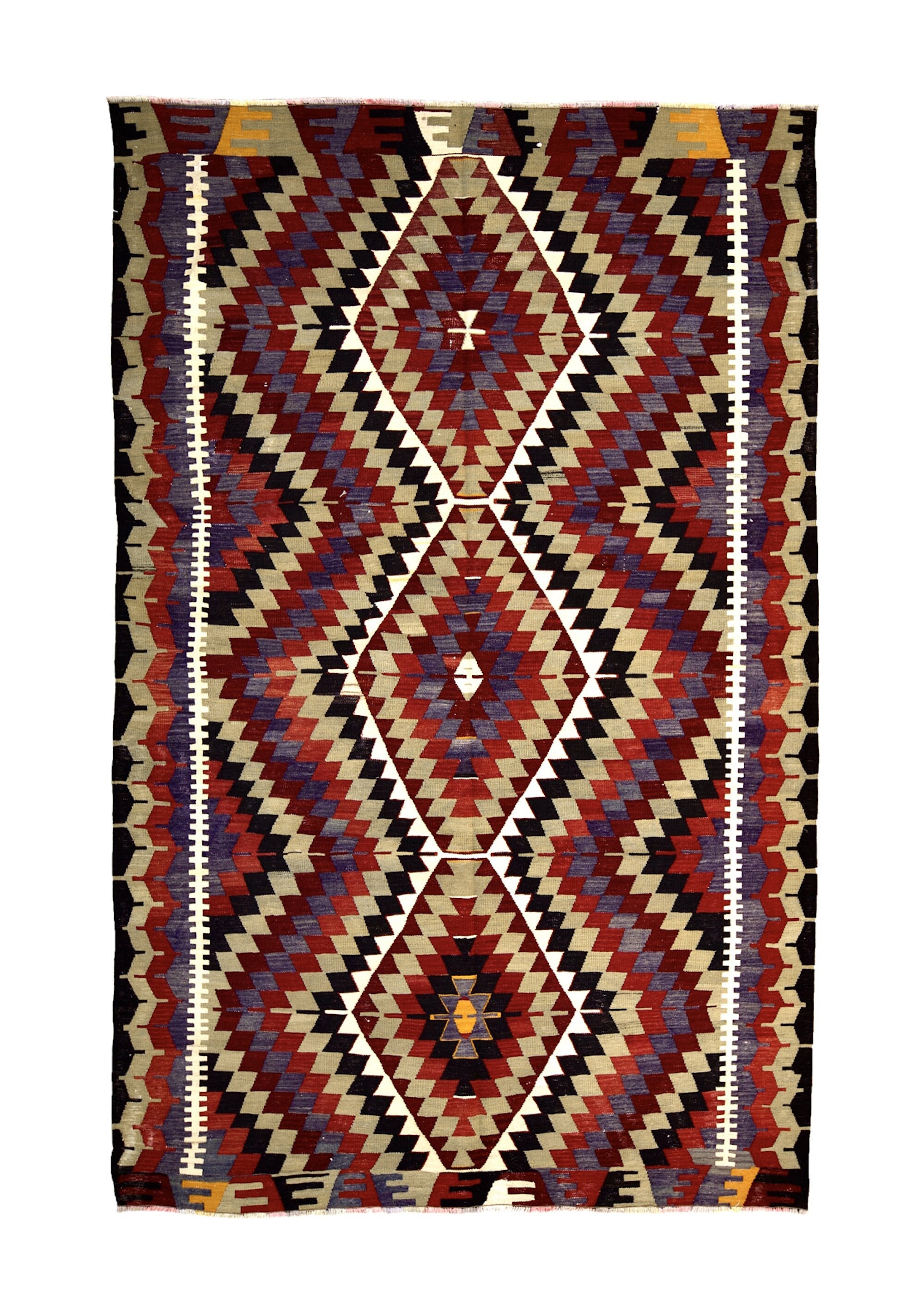 売れ筋がひ新作! 73.5×176 ViNTAGE TURKiSH KiLiM ラグ