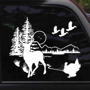Wildlife Scene Decal