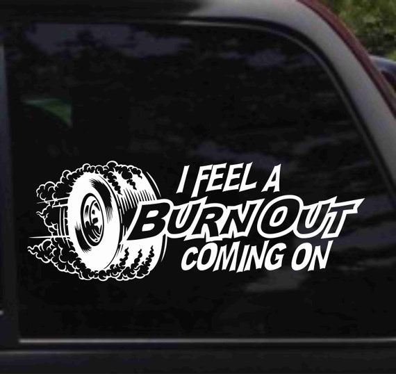 Warning Tires May Smoke Burn Out Funny JDM Vinyl Decal Sticker Funny Low 4 - Foto 2