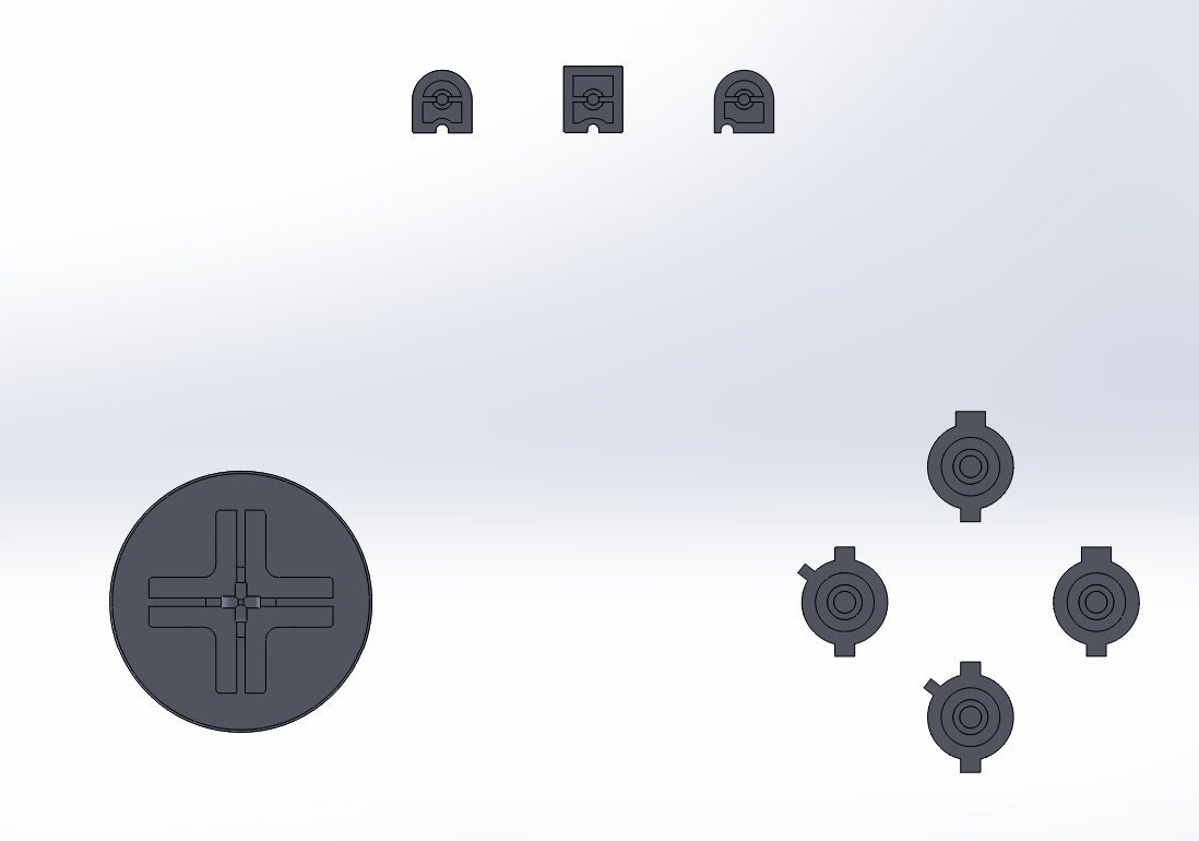STL Files for Game Controllor Buttons