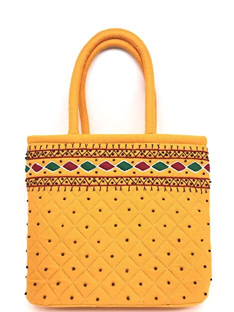 Indian Srinath Ji God Tradtional Zardosi Work Beaded Potli Bag For  Puja,Wedding Festival Handbags Multi Hand Work Handbag Women's Purse in  Jaipur at best price by Shubham's Zari Gota Emporium - Justdial