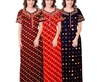 Indian Nighty Dress Indian Nighty Dress
