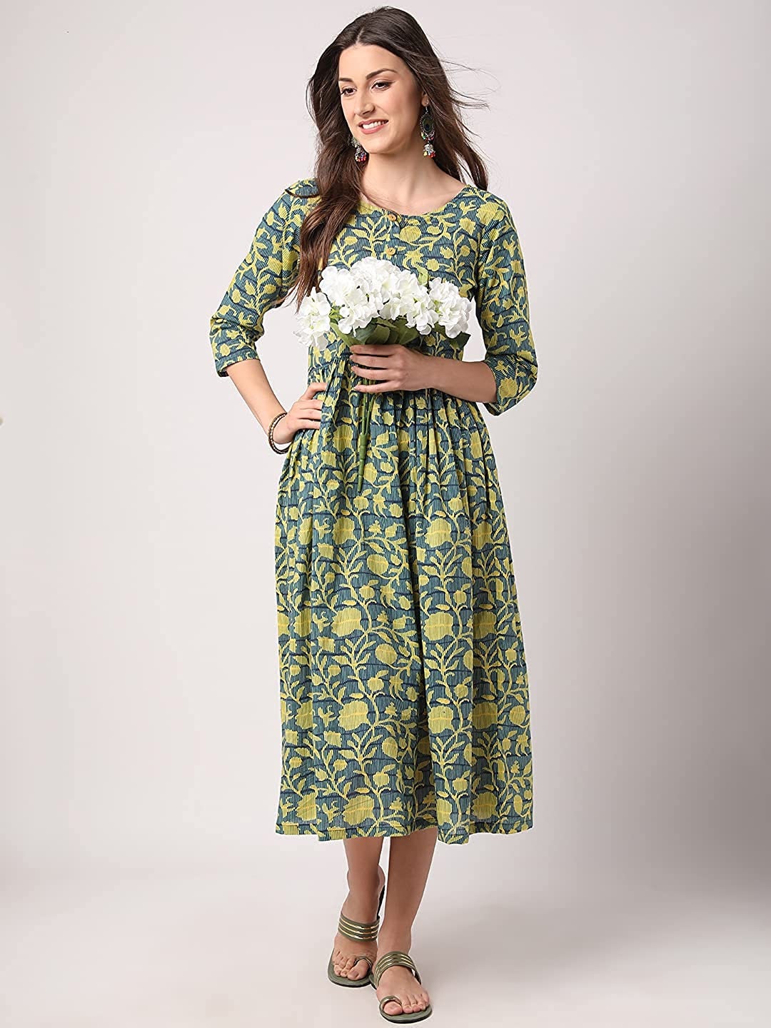 Cotton A Line One Piece Western Dress Calf Length Midi Length Etsy India Cotton A Line One Piece Western Dress Calf Length Midi Length Etsy India