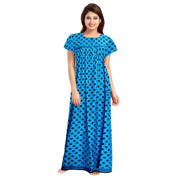 Essential Elements 3 Pack: Womens 100% Cotton Sleep Shirt - Soft Printed  Sleep Dress Nightgown Sleepwear Pajama Nightshirt (Small, Set B) at Amazon  Women's Clothing store